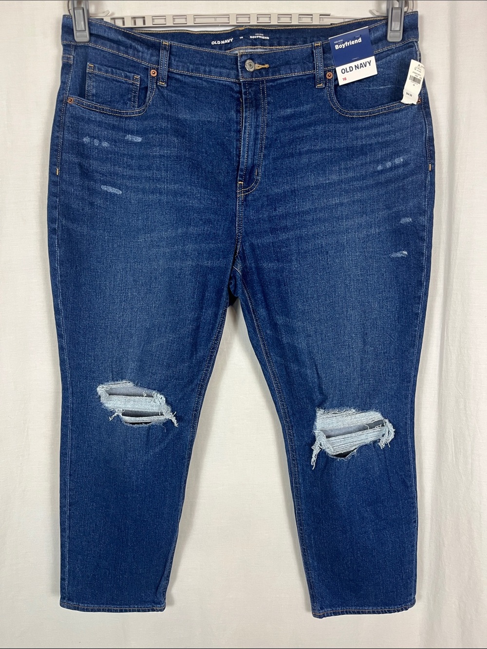 NWT Old Navy Mid-Rise Boyfriend Blue Jeans